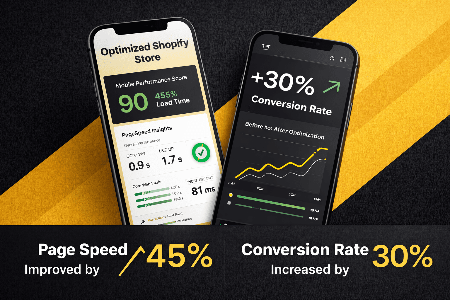 Shopify Website Optimization & Conversion Growth Case Study mobile view